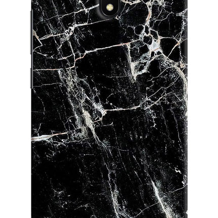 Black Marble Texture Redmi 8A Hard Case Back Cover by Casekaro