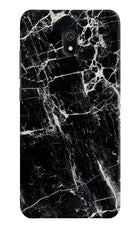Black Marble Texture Redmi 8A Hard Case Back Cover by Casekaro