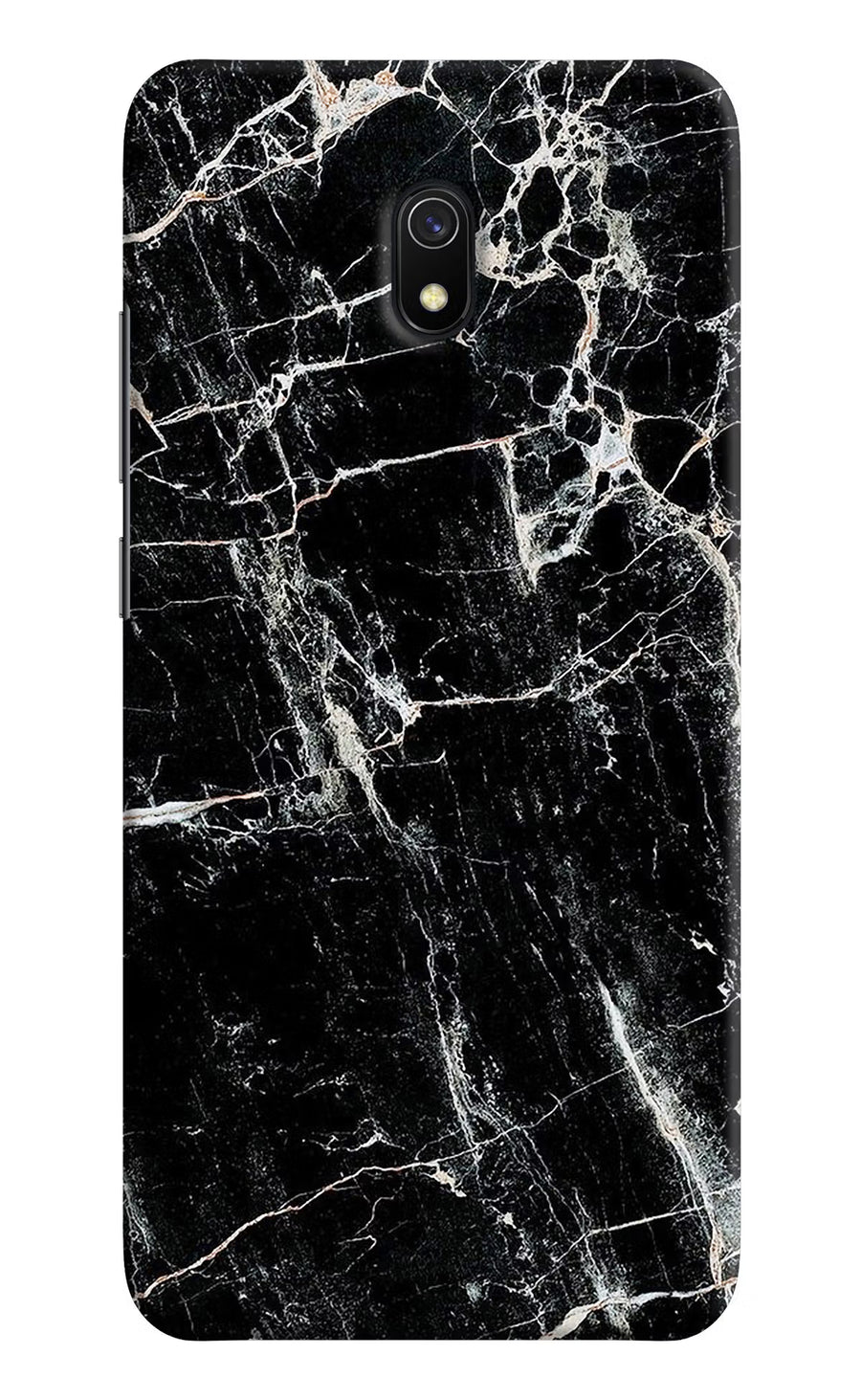 Black Marble Texture Redmi 8A Back Cover, Hard case