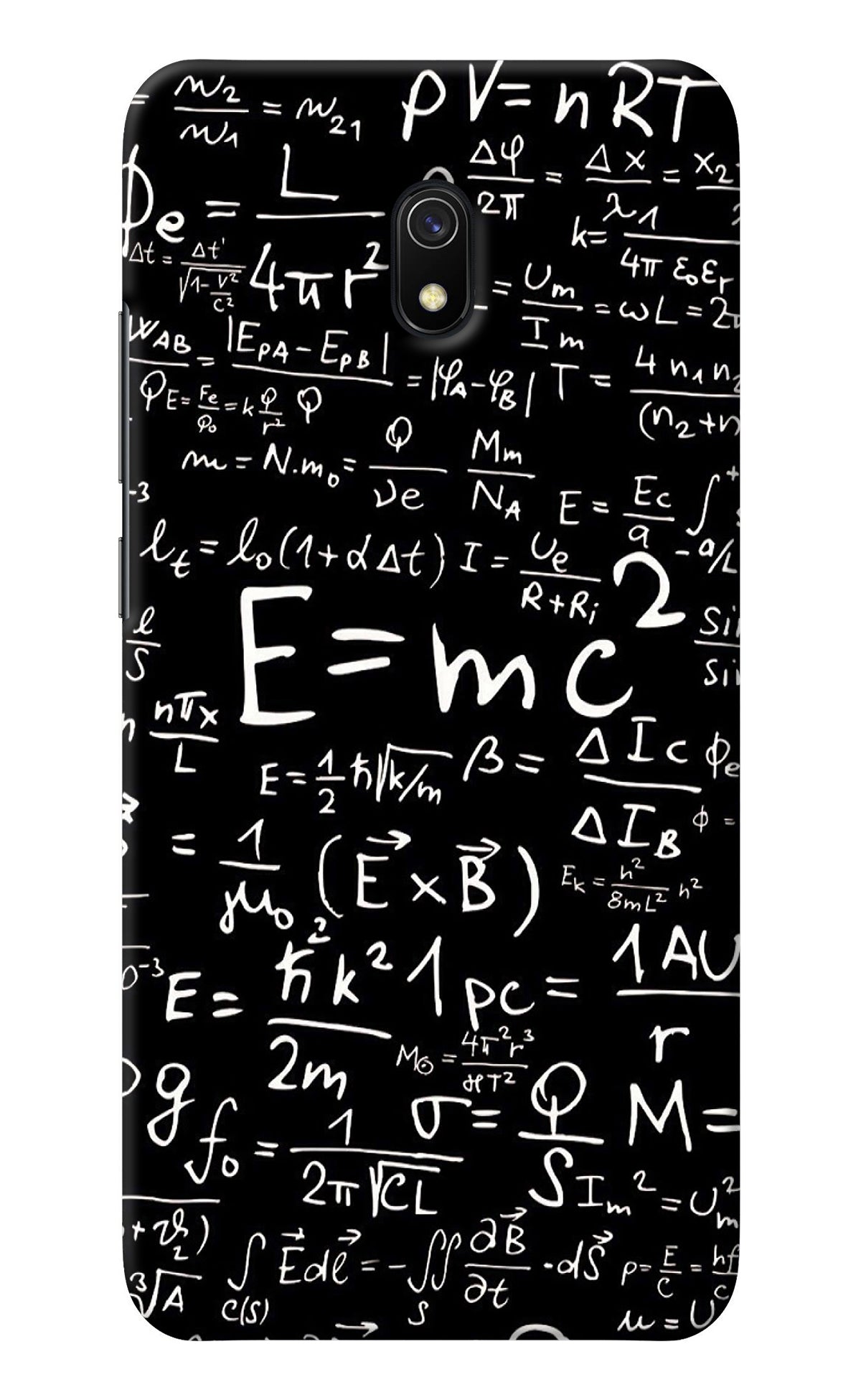 Physics Albert Einstein Formula Redmi 8A Back Cover