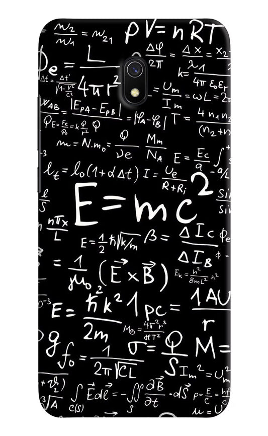 Physics Formula Redmi 8A Hard Case Back Cover by Casekaro