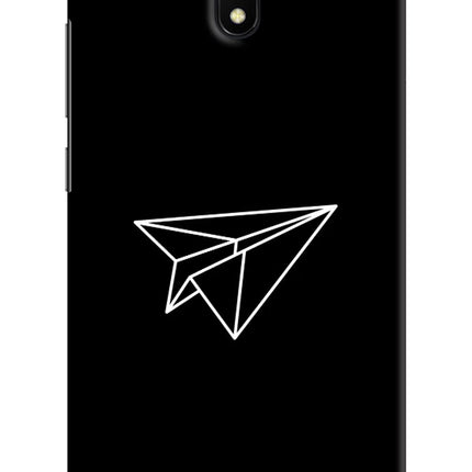 Paper Plane White Redmi 8A Hard Case Back Cover by Casekaro