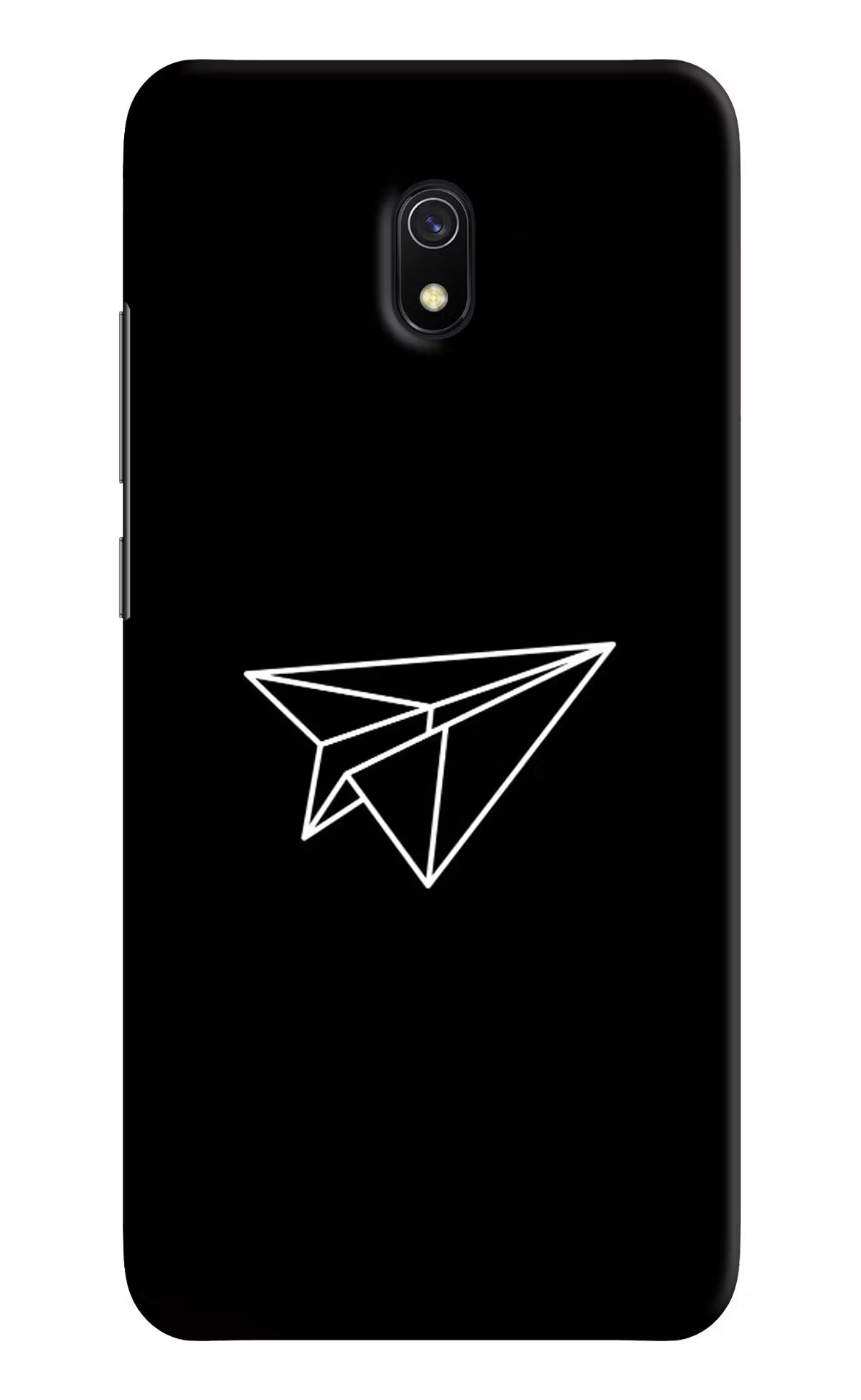 Paper Plane White Redmi 8A Hard Case Back Cover by Casekaro