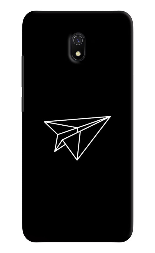 Paper Plane White Redmi 8A Hard Case Back Cover by Casekaro