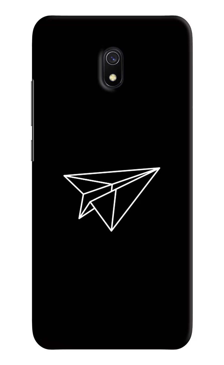 Paper Plane White Redmi 8A Back Cover, Hard case