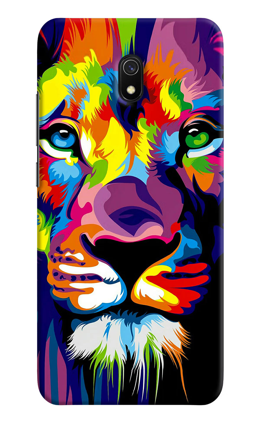 Lion Redmi 8A Back Cover, Hard case