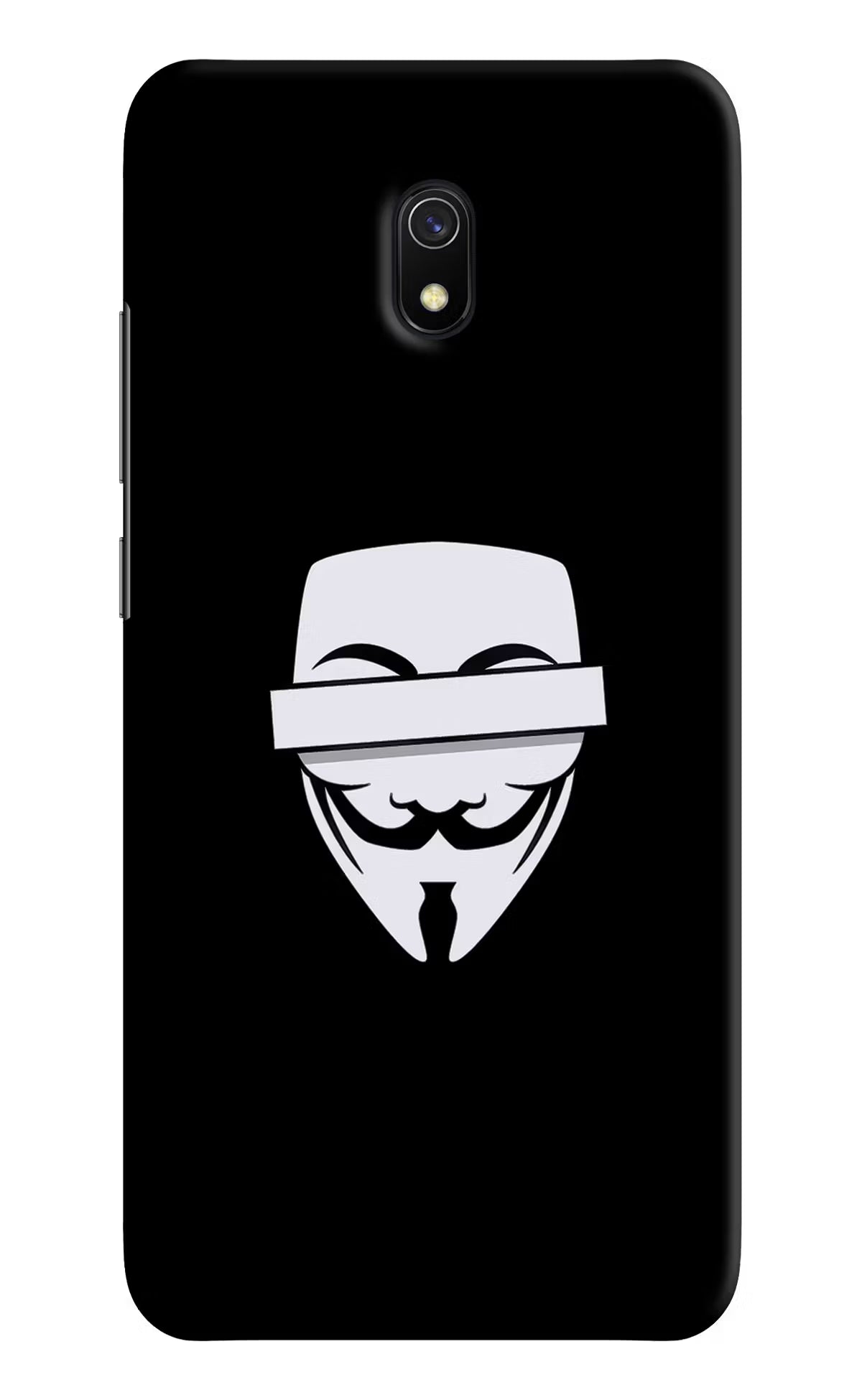 Anonymous Face Redmi 8A Hard Case Back Cover by Casekaro