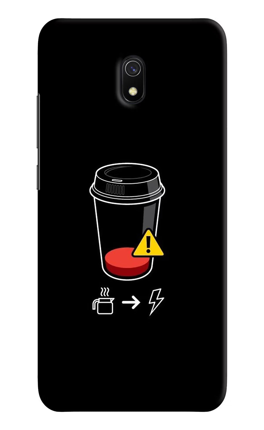 Coffee Redmi 8A Back Cover, Hard case