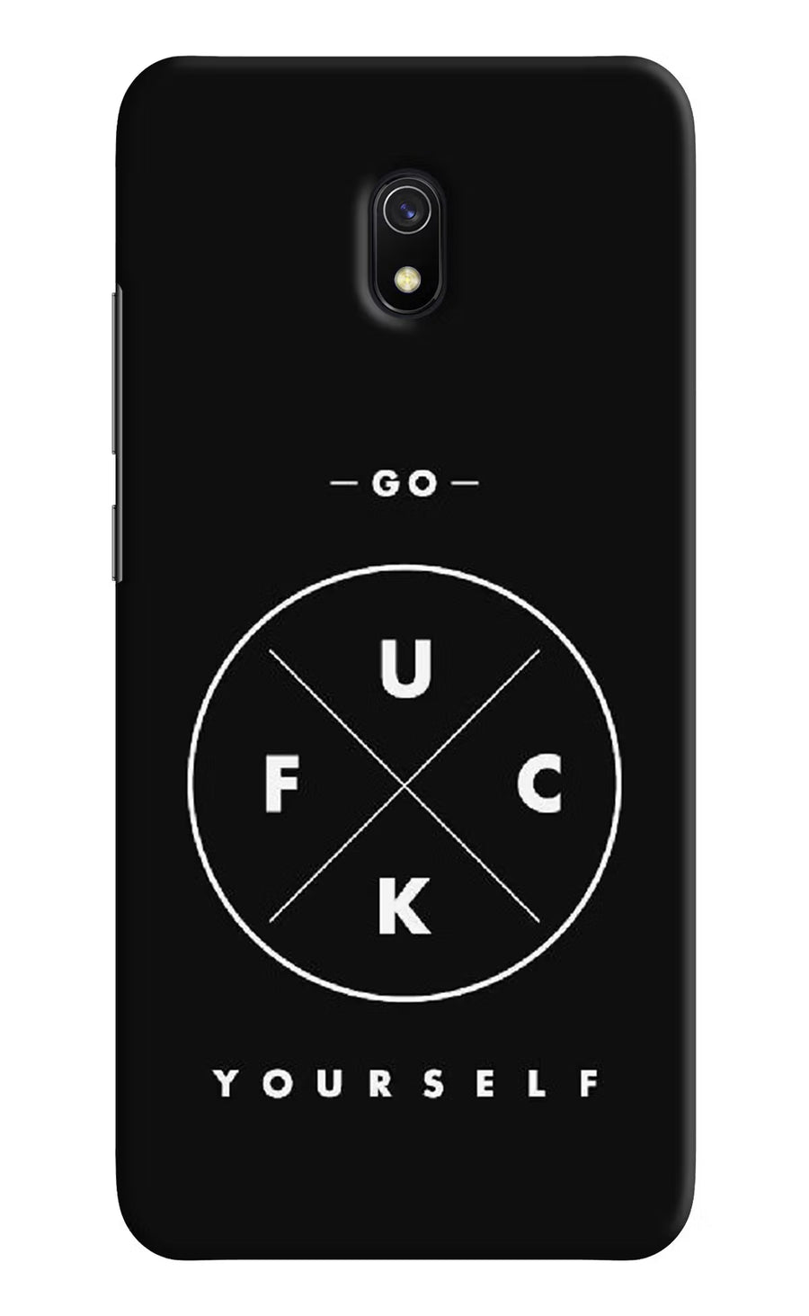 Go Fuck Yourself Redmi 8A Back Cover, Hard case