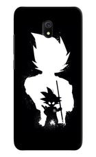 Goku Shadow Redmi 8A Hard Case Back Cover by Casekaro
