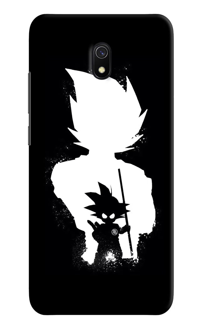 Goku Shadow Redmi 8A Hard Case Back Cover by Casekaro
