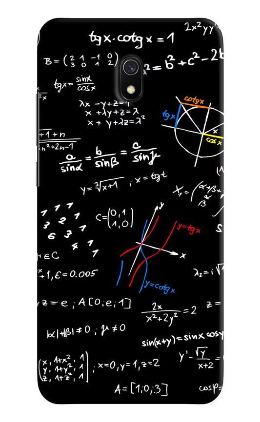 Mathematics Formula Redmi 8A Hard Case Back Cover by Casekaro