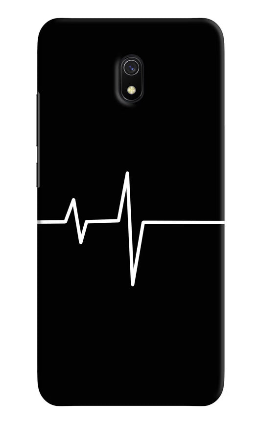 Heart Beats Redmi 8A Hard Case Back Cover by Casekaro
