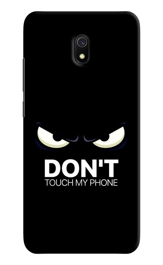 Don'T Touch My Phone Redmi 8A Hard Case Back Cover by Casekaro
