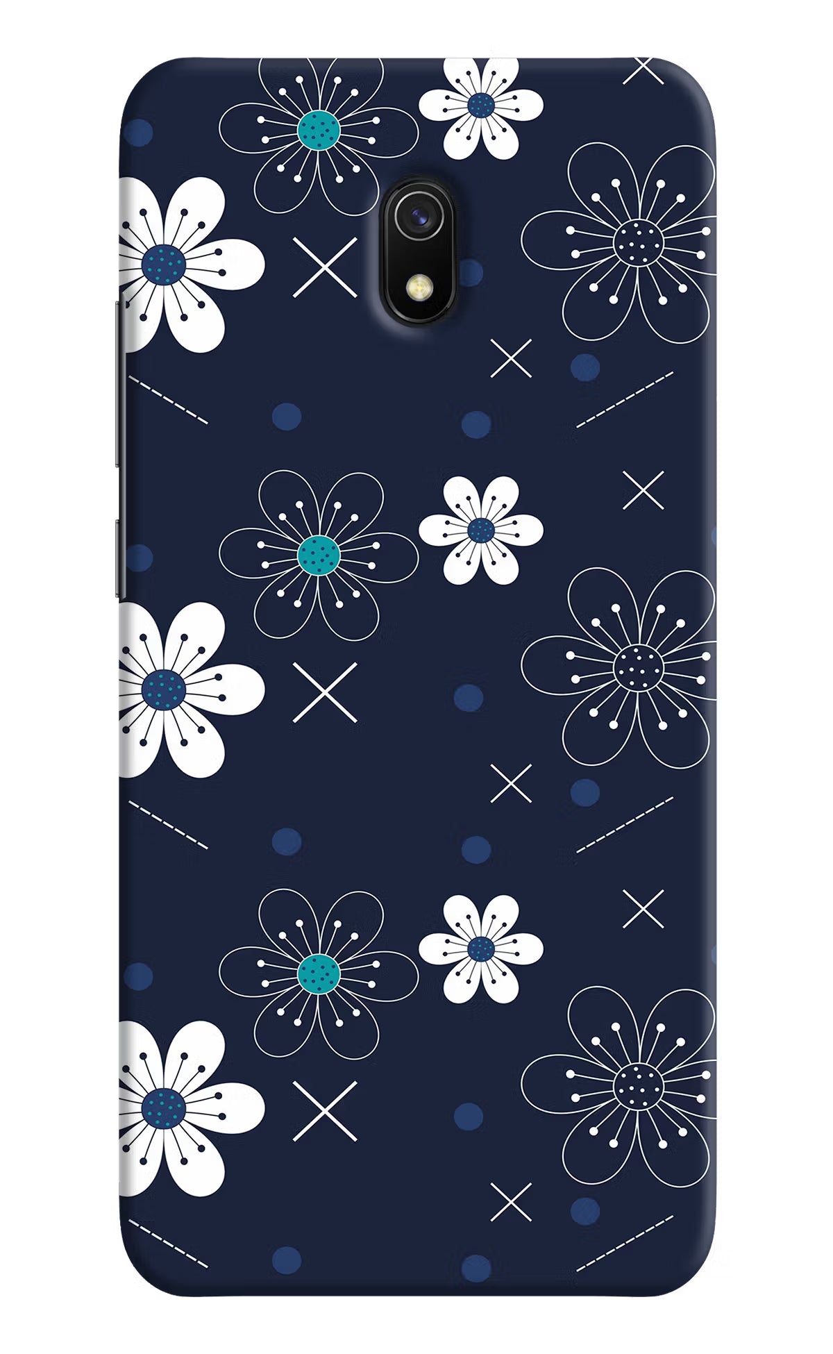 Flowers Redmi 8A Hard Case Back Cover by Casekaro