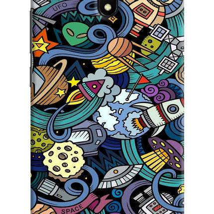 Space Abstract Redmi 8A Hard Case Back Cover by Casekaro
