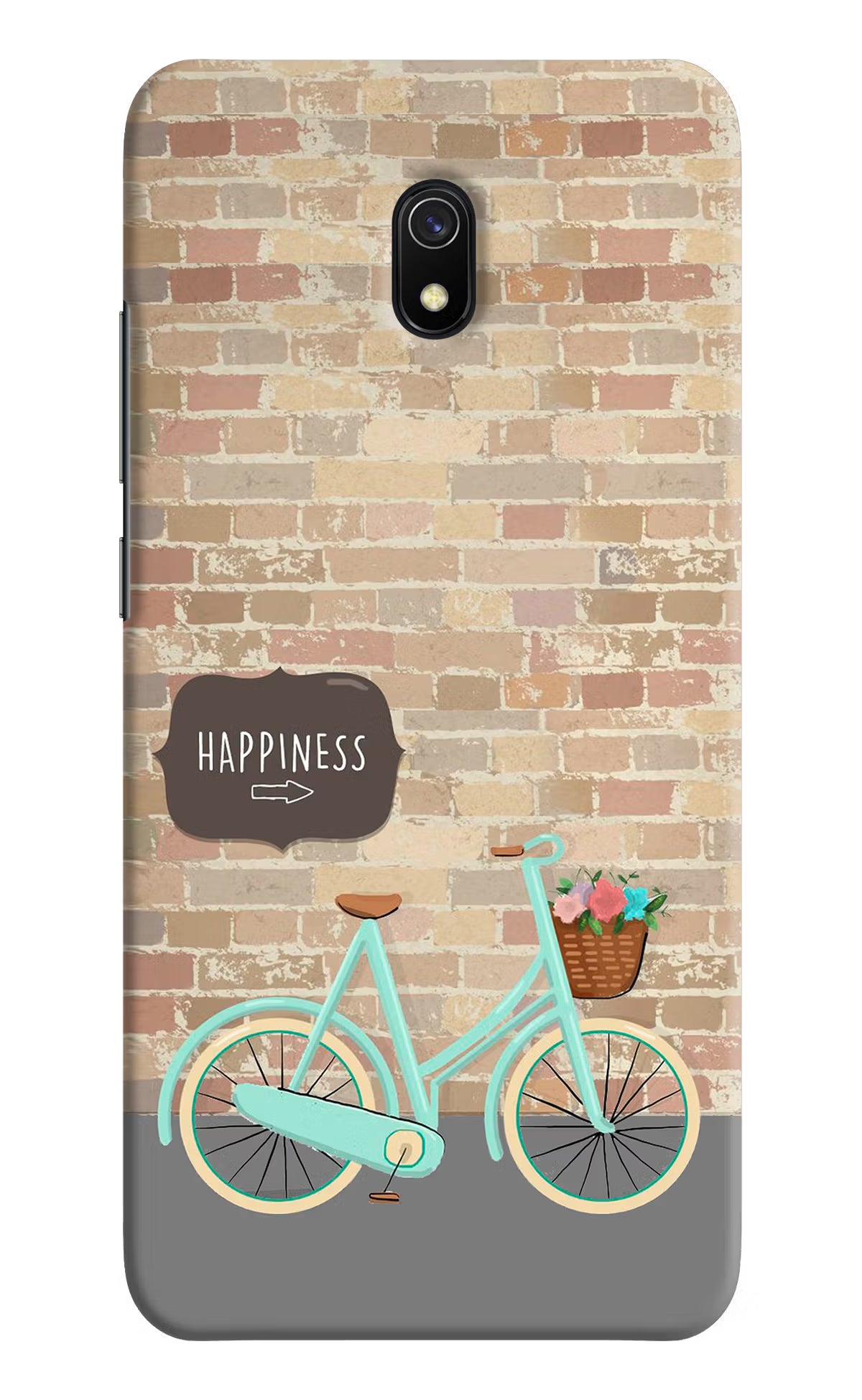 Happiness Artwork Redmi 8A Hard Case Back Cover by Casekaro