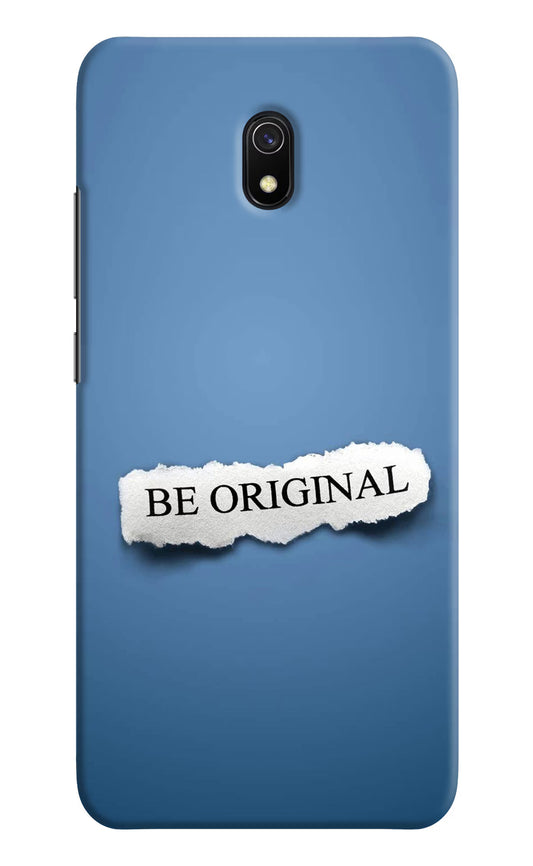 Be Original Redmi 8A Hard Case Back Cover by Casekaro