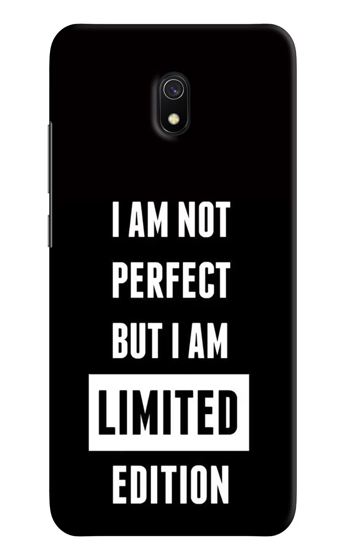 I Am Not Perfect But I Am Limited Edition Redmi 8A Hard Case Back Cover by Casekaro