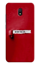 Do Shit You Love Redmi 8A Hard Case Back Cover by Casekaro