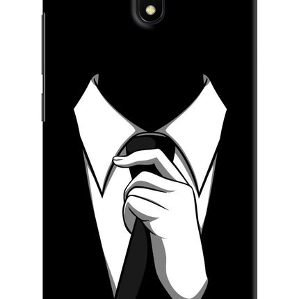 Black Tie Redmi 8A Hard Case Back Cover by Casekaro