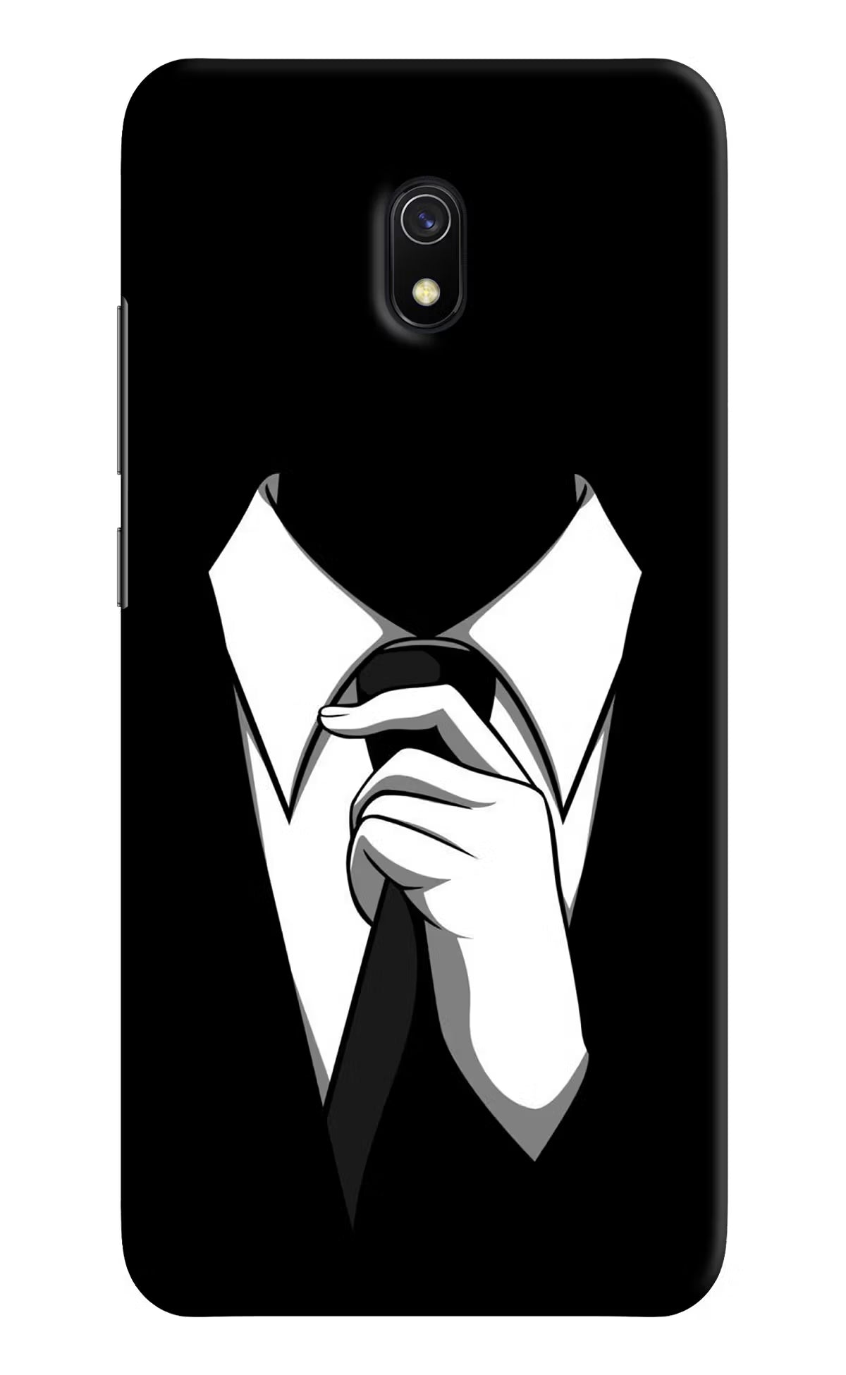 Black Tie Redmi 8A Hard Case Back Cover by Casekaro