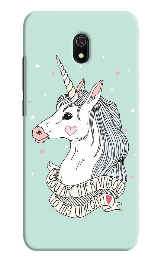 Unicorn Wallpaper Redmi 8A Hard Case Back Cover by Casekaro
