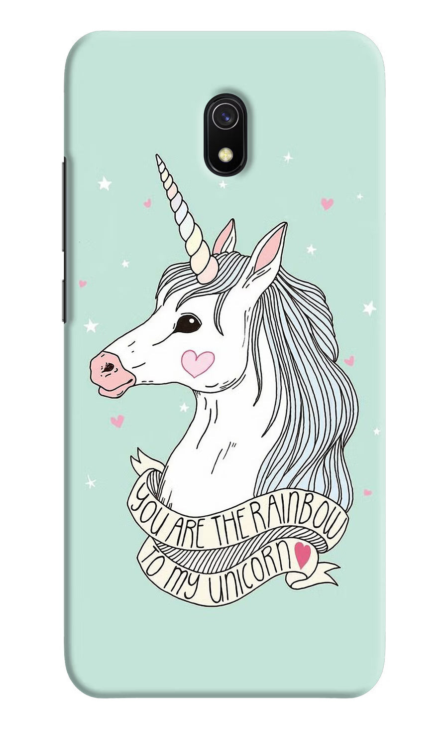 Unicorn Wallpaper Redmi 8A Back Cover, Hard case