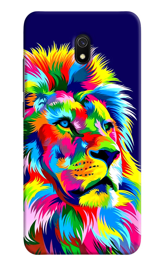 Vector Art Lion Redmi 8A Hard Case Back Cover by Casekaro