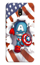 Captain America Redmi 8A Hard Case Back Cover by Casekaro
