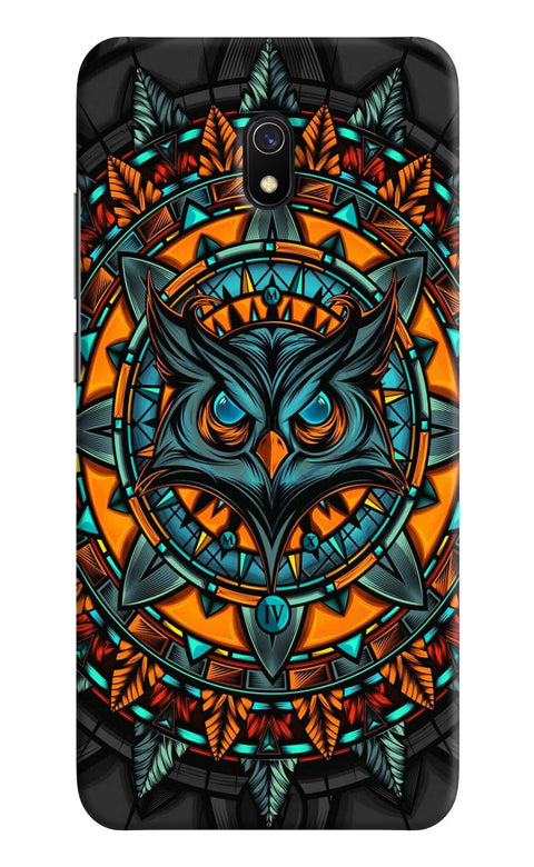 Angry Owl Art Redmi 8A Back Cover