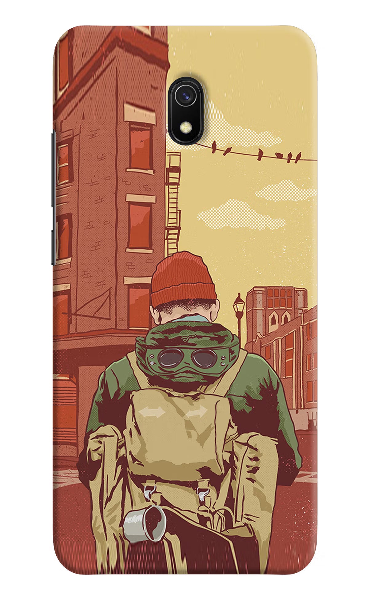 Adventurous Redmi 8A Hard Case Back Cover by Casekaro