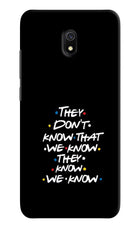 FRIENDS Dialogue Redmi 8A Hard Case Back Cover by Casekaro
