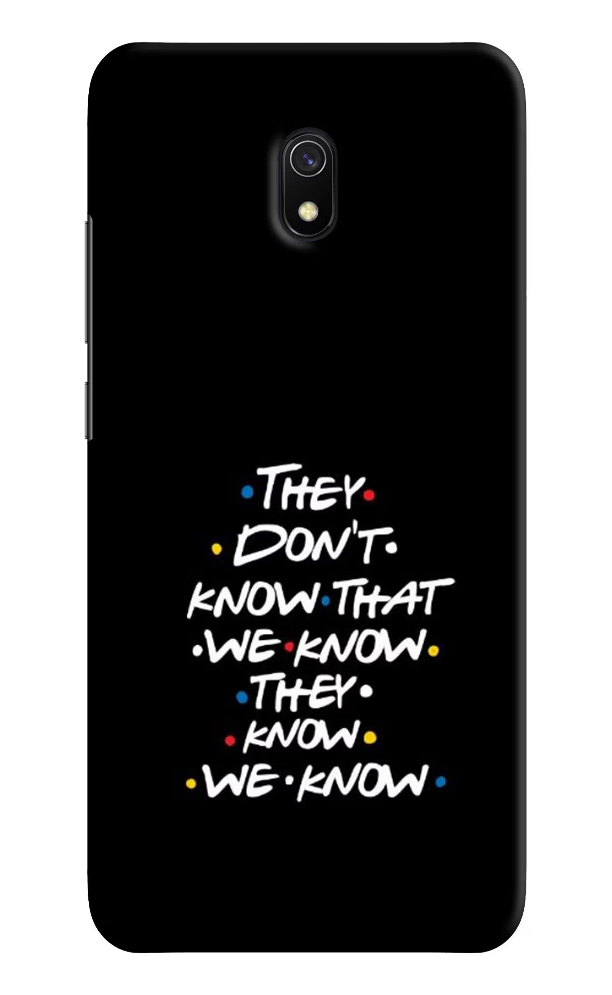 FRIENDS Dialogue Redmi 8A Hard Case Back Cover by Casekaro