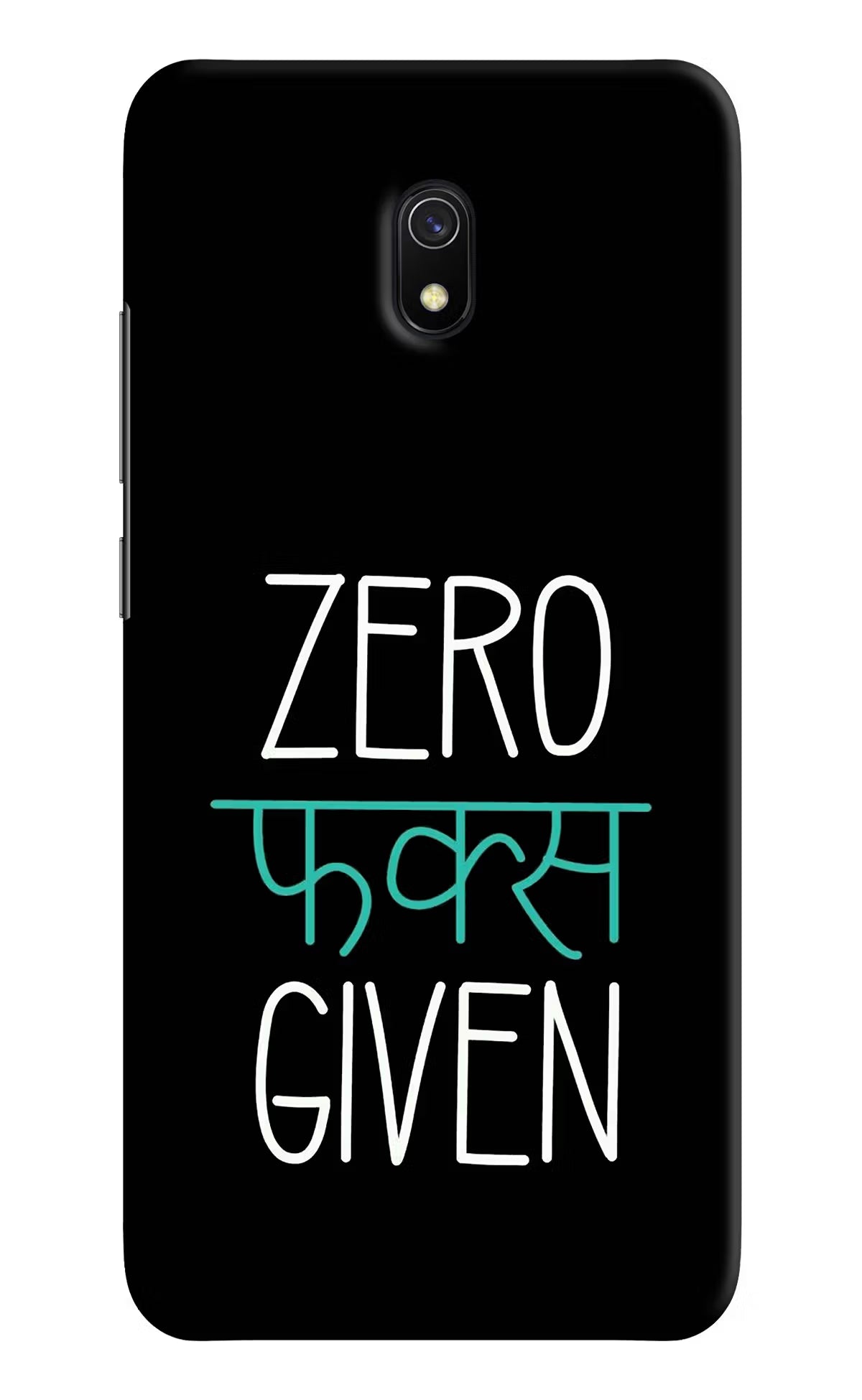 Zero Fucks Given Redmi 8A Hard Case Back Cover by Casekaro