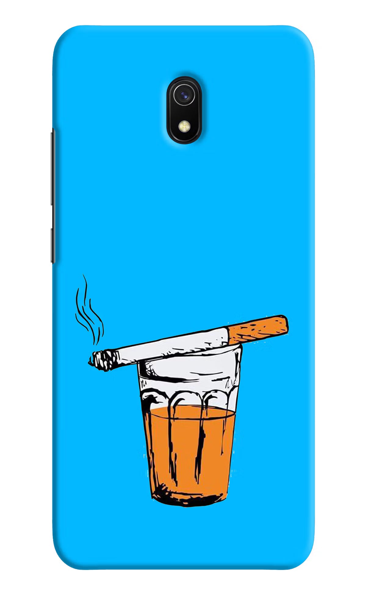 Chai Sutta Redmi 8A Hard Case Back Cover by Casekaro