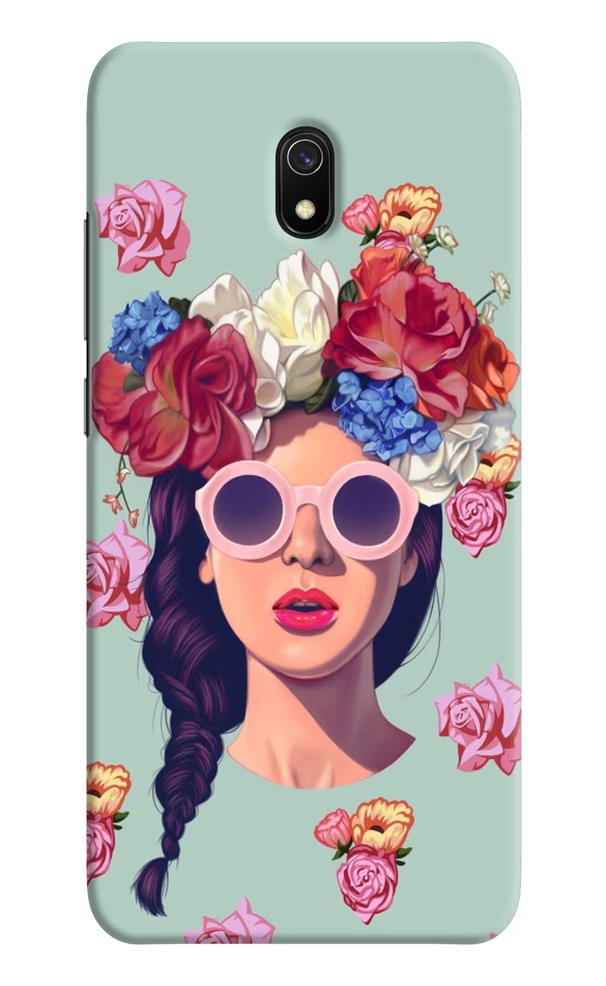 Pretty Girl Redmi 8A Hard Case Back Cover by Casekaro