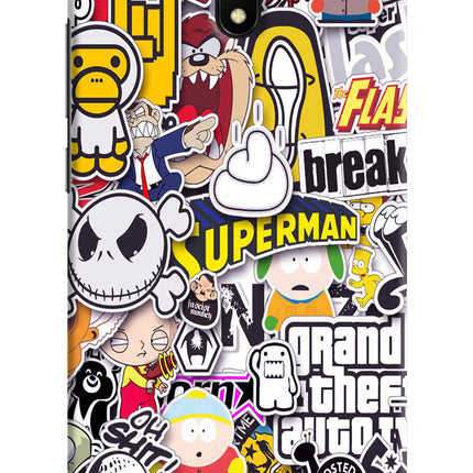 Sticker Bomb Redmi 8A Hard Case Back Cover by Casekaro