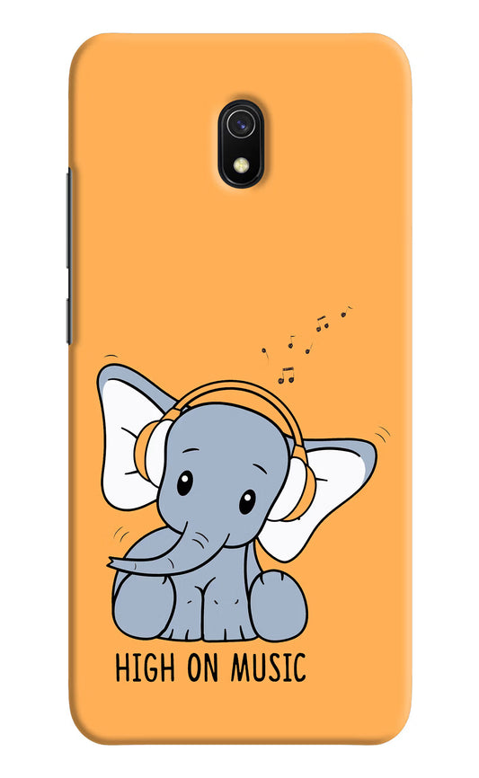 High On Music Redmi 8A Hard Case Back Cover by Casekaro