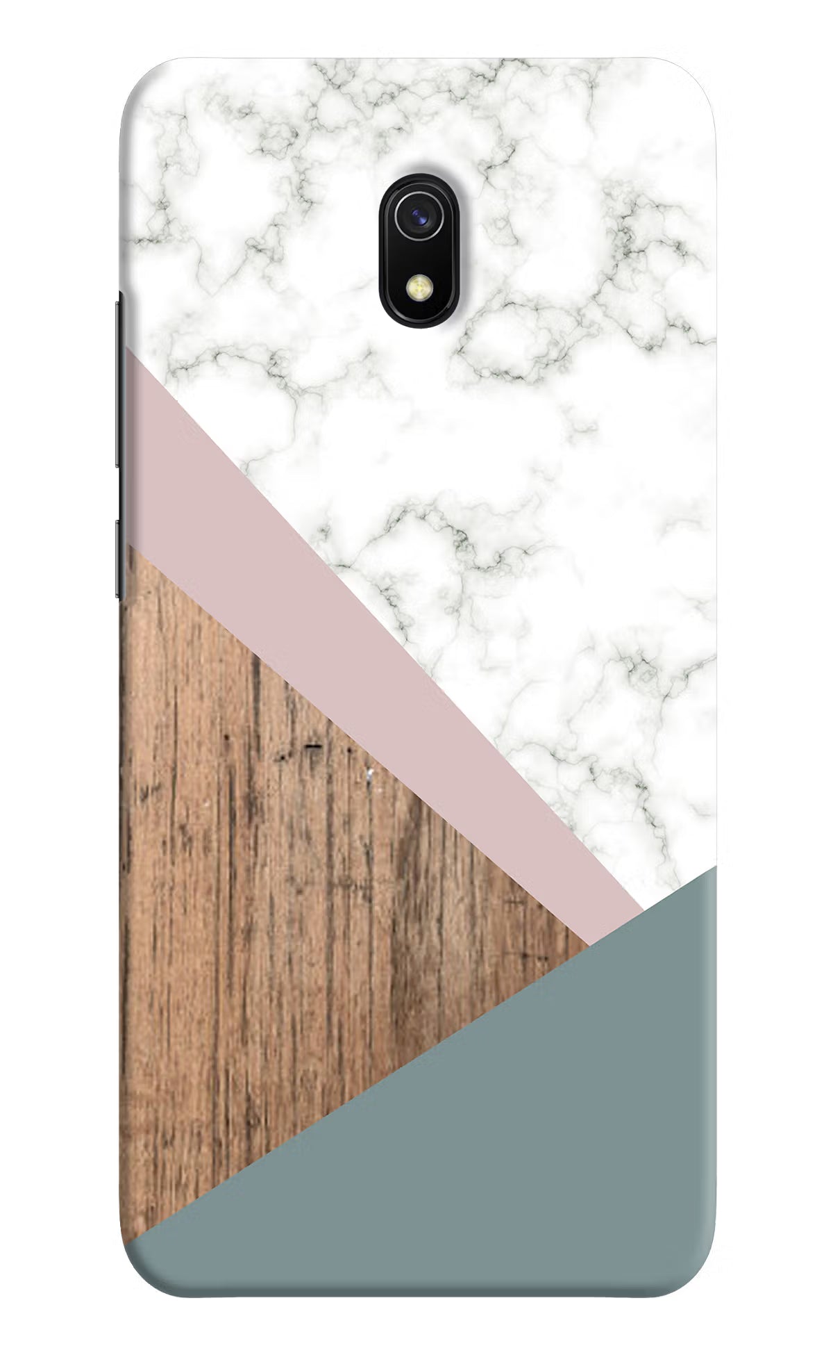 Marble wood Abstract Redmi 8A Hard Case Back Cover by Casekaro