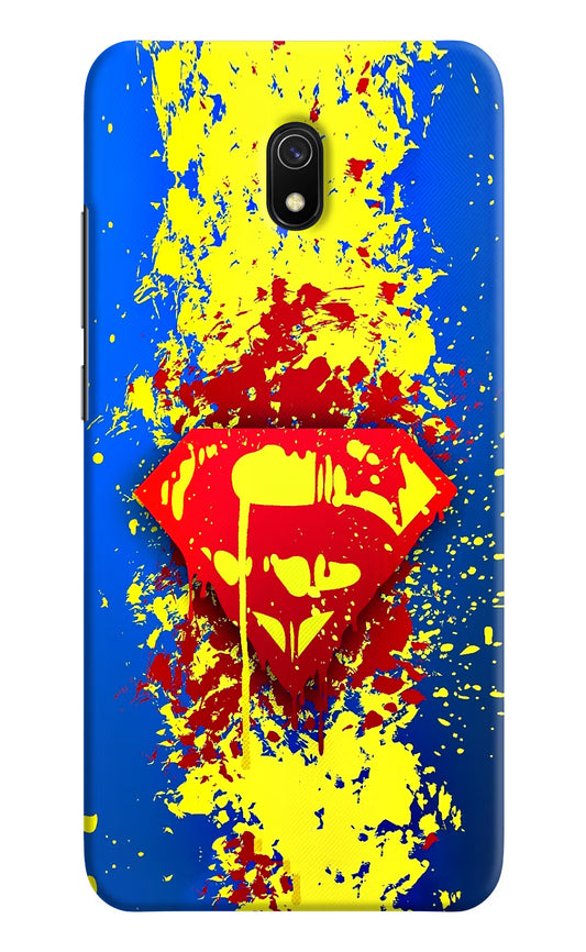 Superman logo Redmi 8A Hard Case Back Cover by Casekaro