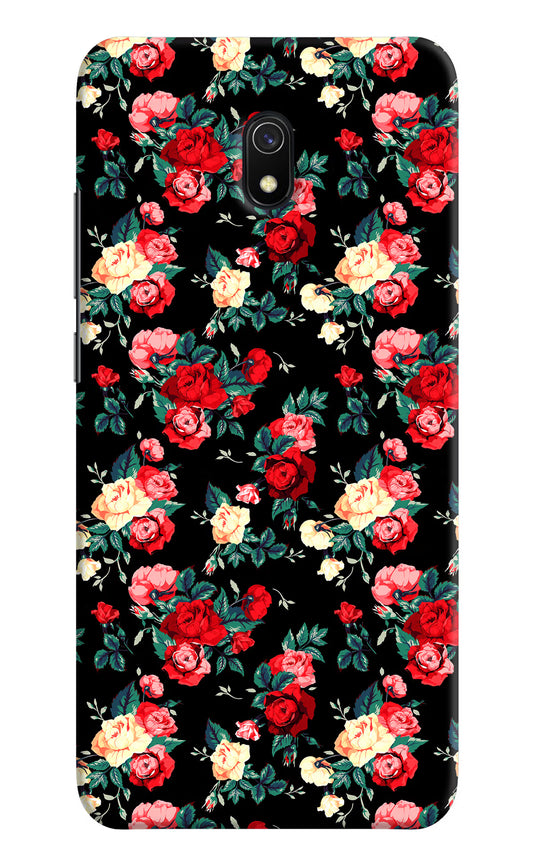 Rose Pattern Redmi 8A Hard Case Back Cover by Casekaro