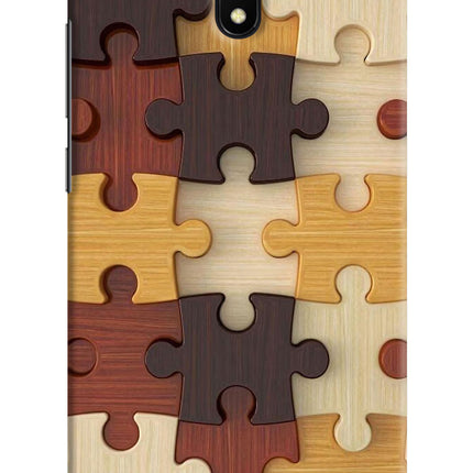 Wooden Puzzle Redmi 8A Hard Case Back Cover by Casekaro