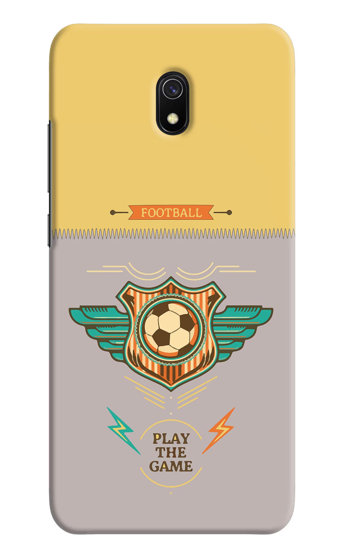 Football Redmi 8A Hard Case Back Cover by Casekaro