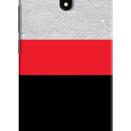 Tri Color Pattern Redmi 8A Hard Case Back Cover by Casekaro