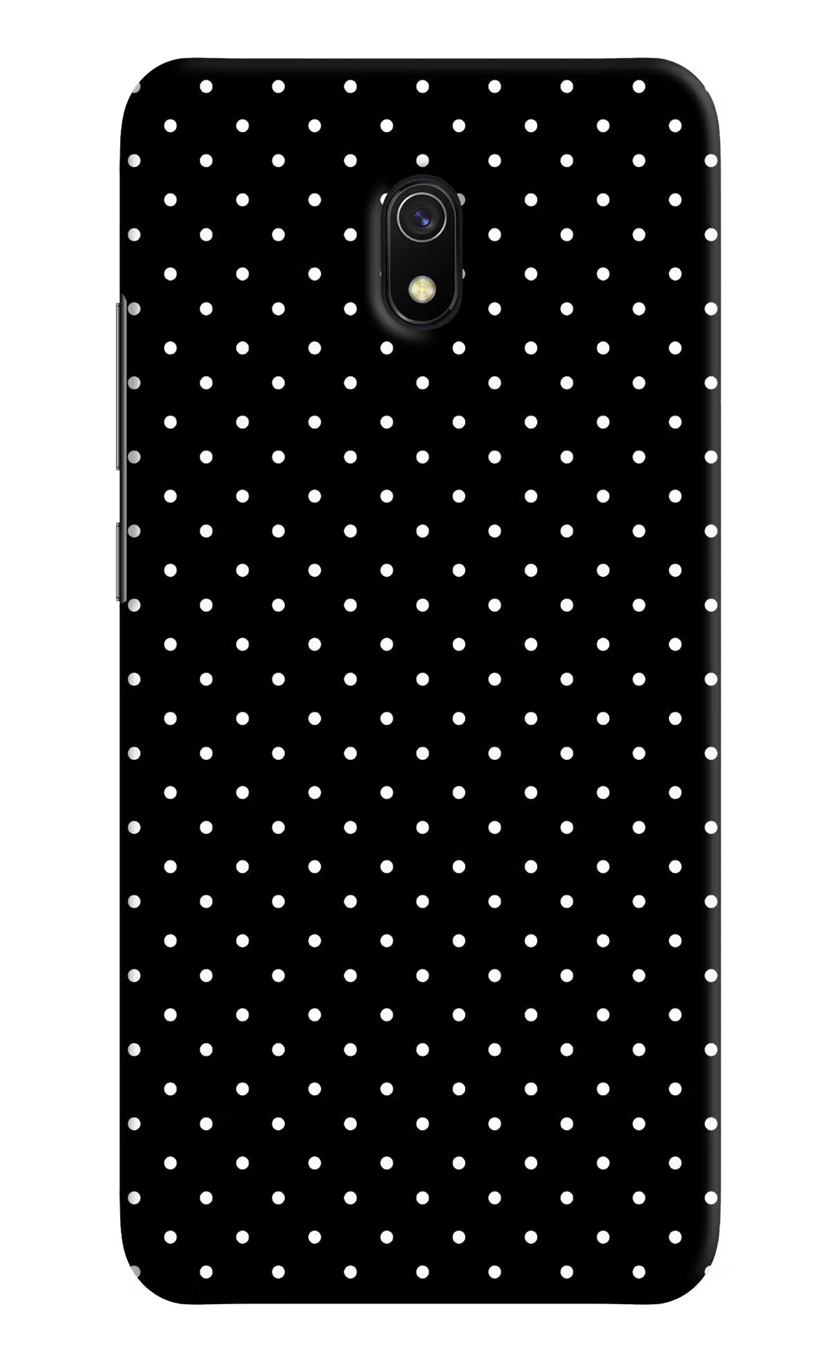 White Dots Redmi 8A Hard Case Back Cover by Casekaro