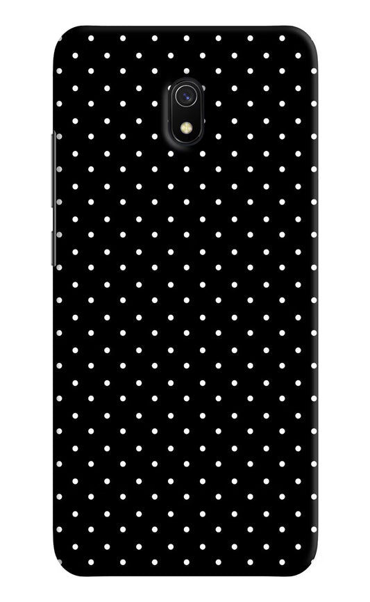 White Dots Redmi 8A Hard Case Back Cover by Casekaro