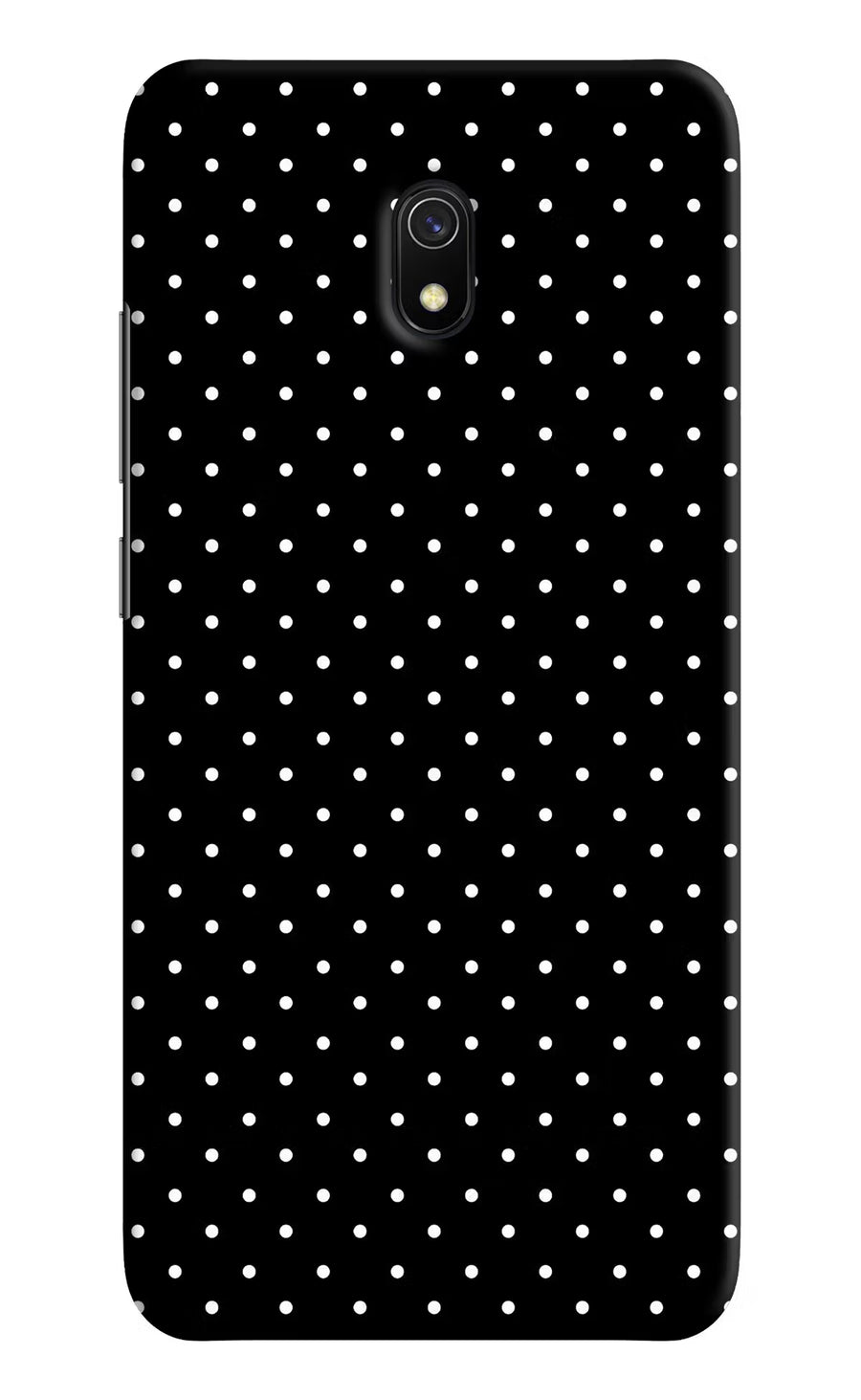 White Dots Redmi 8A Back Cover, Hard case