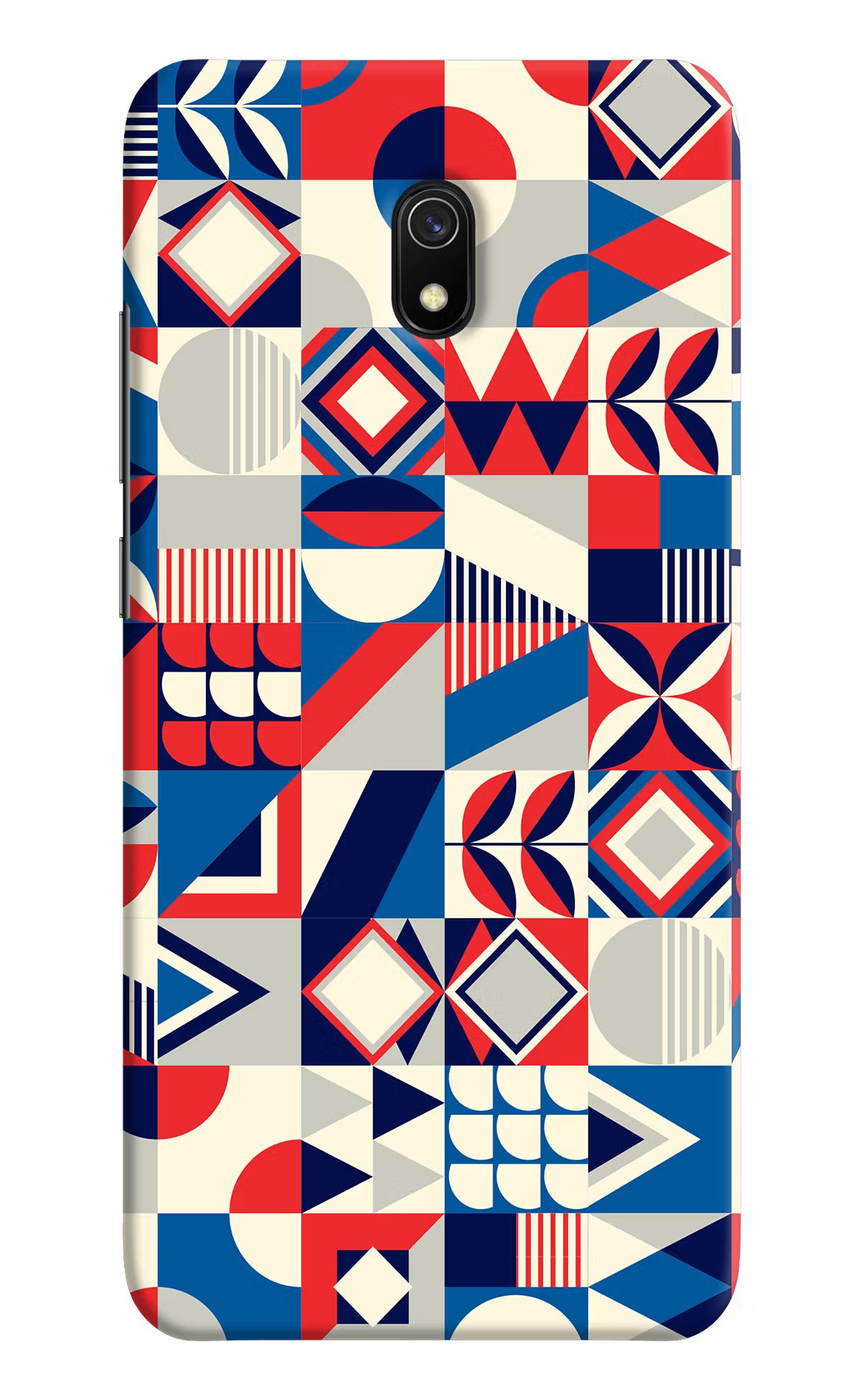 Colorful Pattern Redmi 8A Hard Case Back Cover by Casekaro