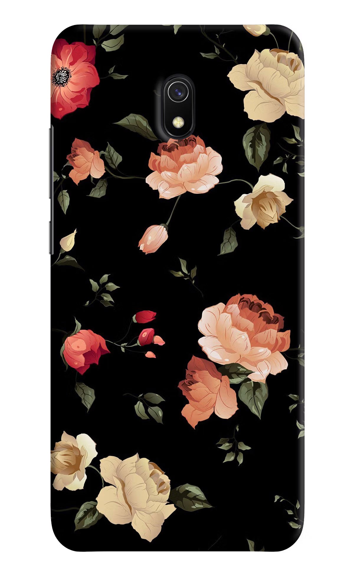 Flowers Redmi 8A Hard Case Back Cover by Casekaro